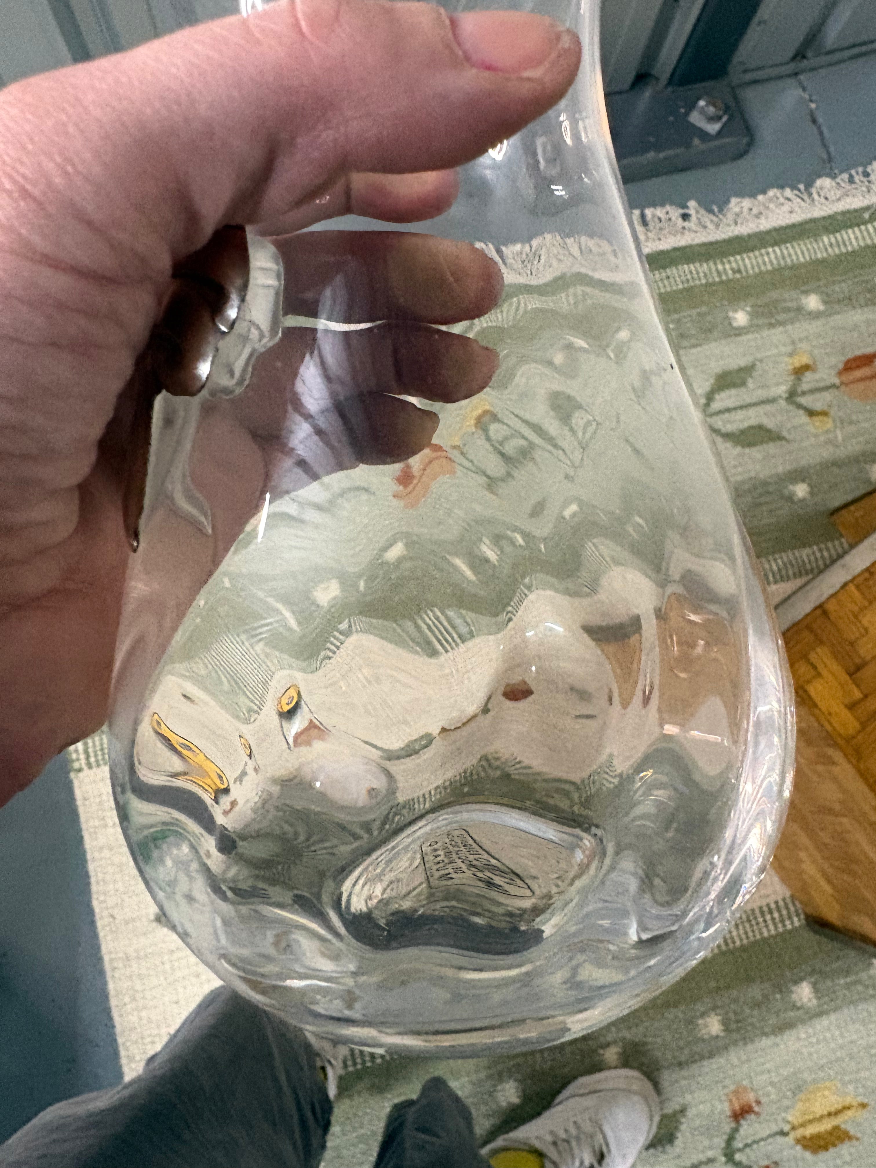 Murano glass vase