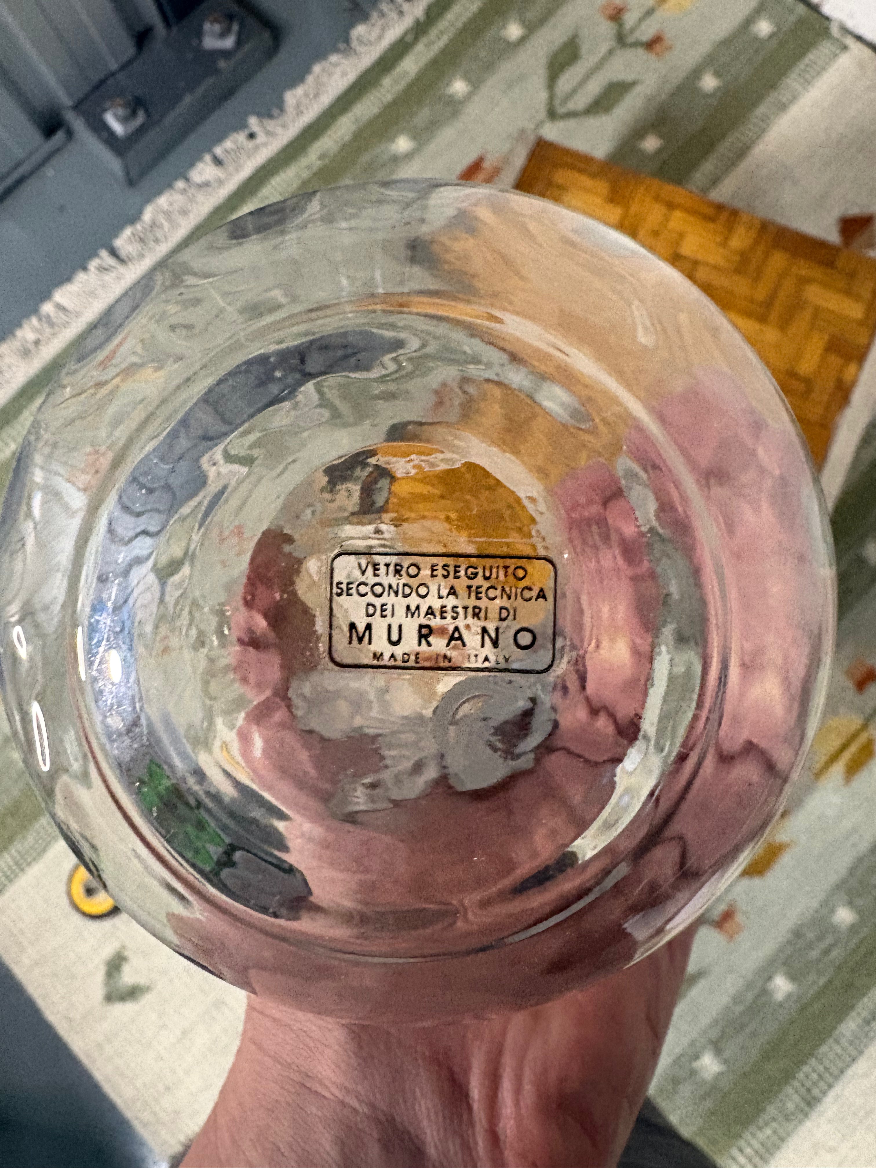Murano glass vase