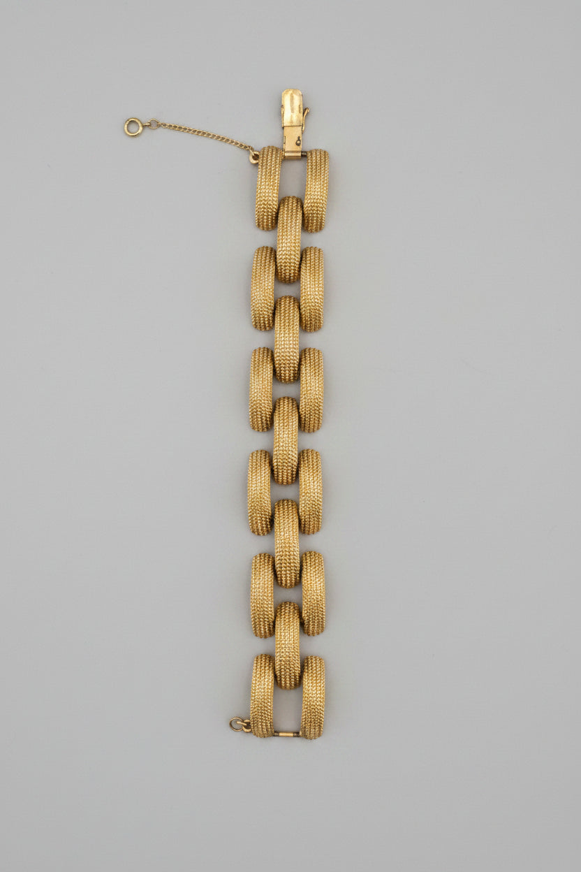 1970s Monet textured bracelet