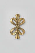 Cast Brass Trivet, Ribbon Bow Form, Italy, c.1970s–1980s
