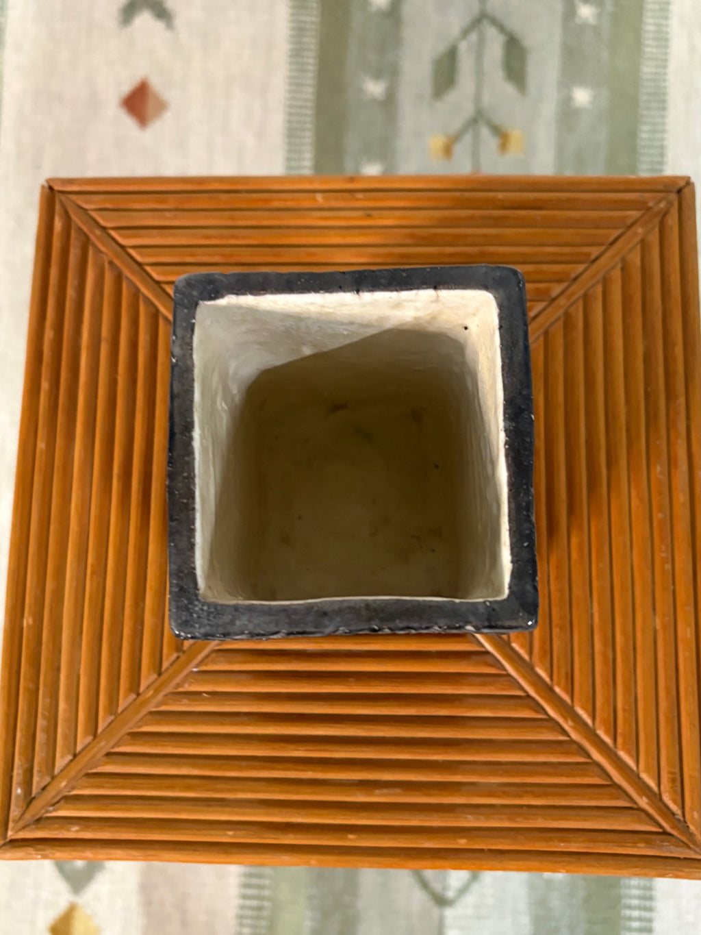Marcello Fantoni Sgraffito Vase, Glazed Ceramic, Italy, c.1950s–1960s