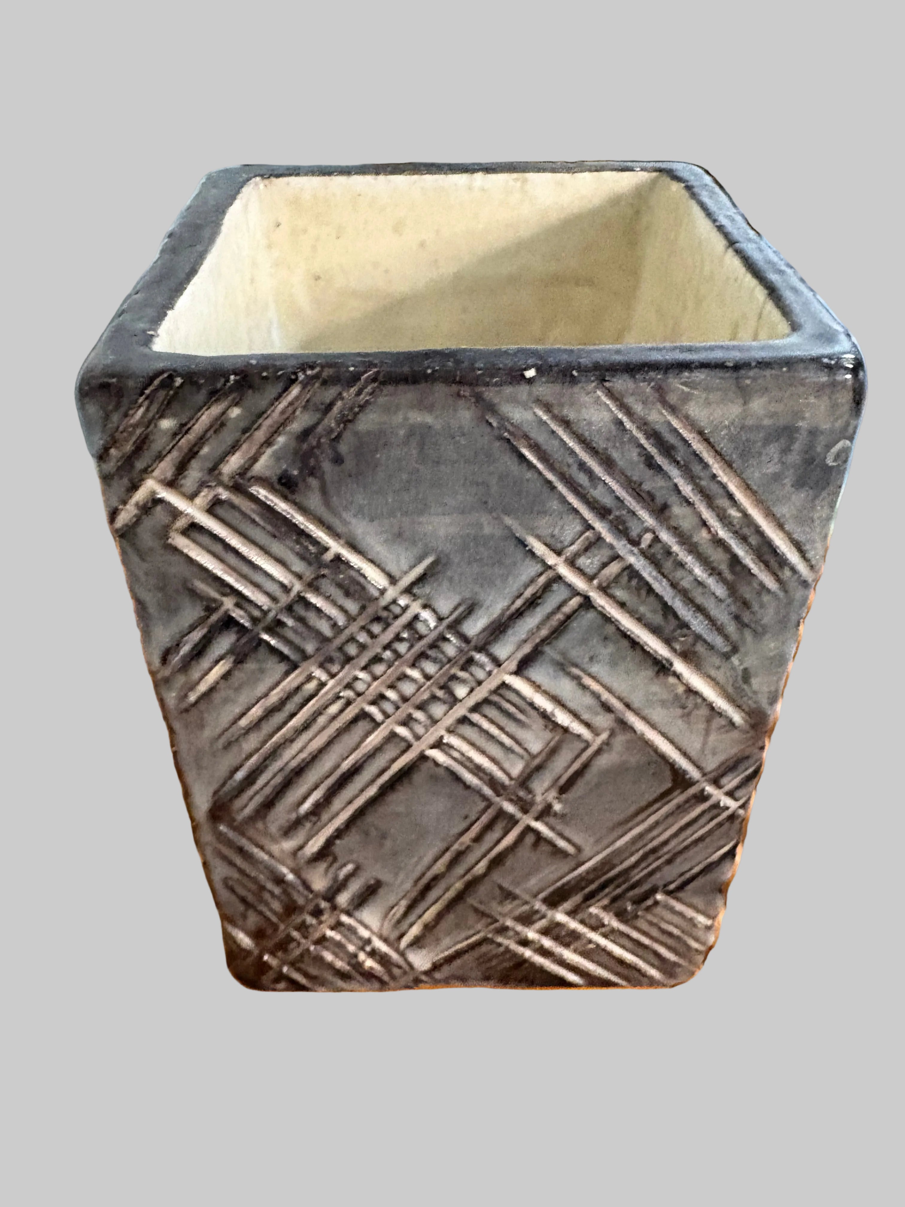 Marcello Fantoni Sgraffito Vase, Glazed Ceramic, Italy, c.1950s–1960s