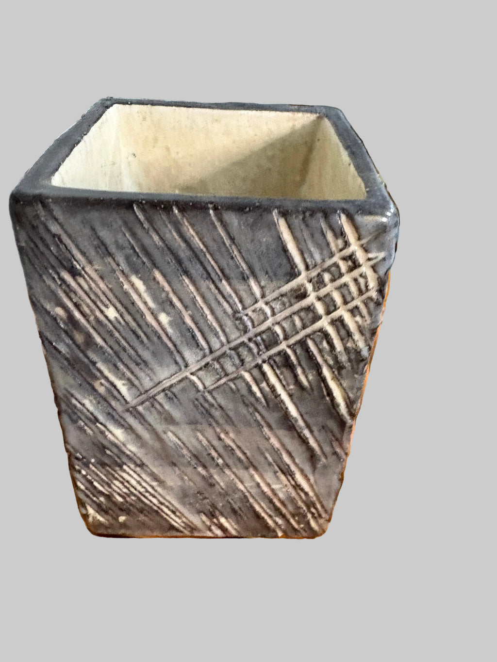 Marcello Fantoni Sgraffito Vase, Glazed Ceramic, Italy, c.1950s–1960s