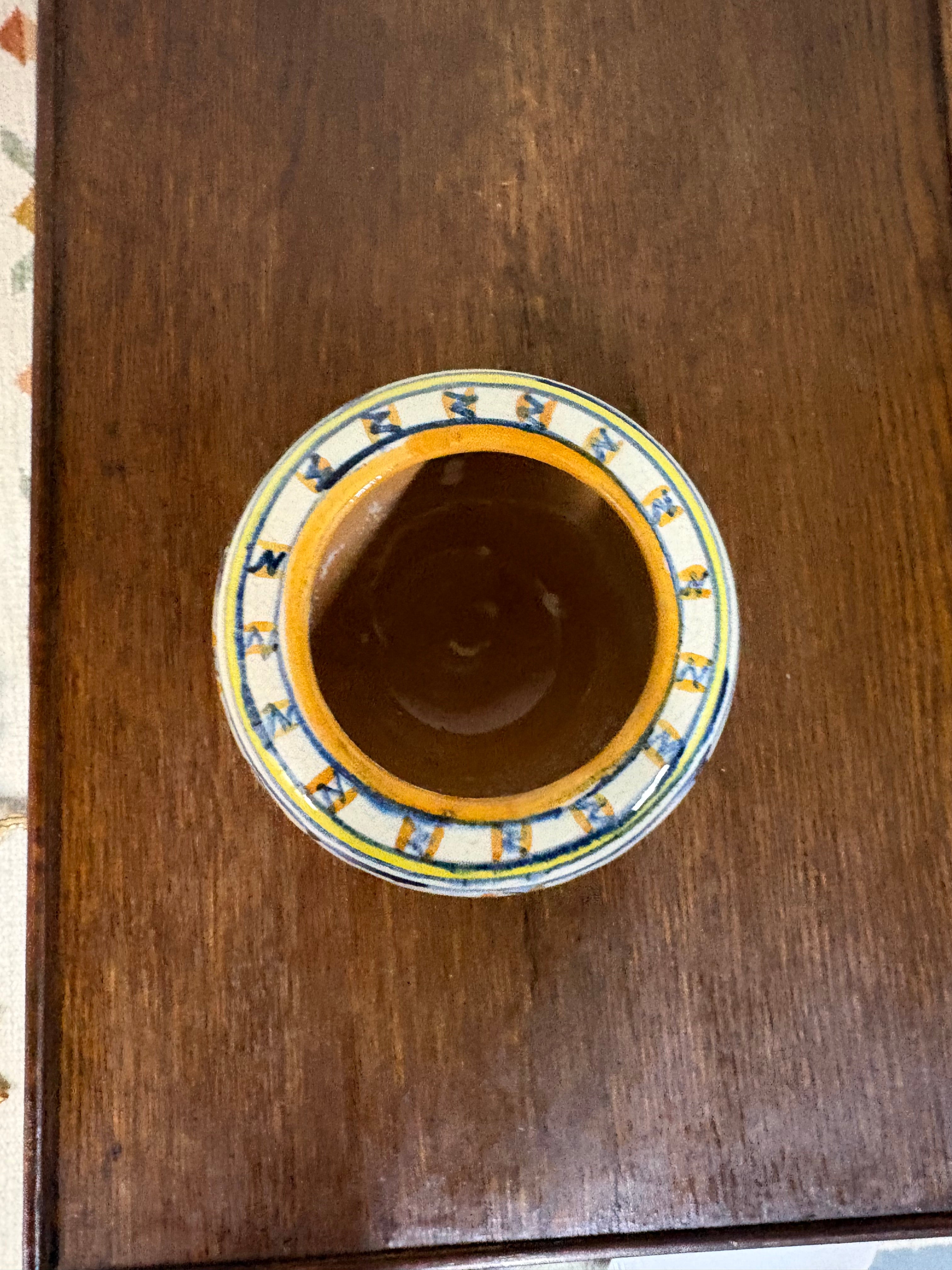 San Zeno Pisa Hand-Painted Maiolica Bowl, Tuscan Renaissance-Revival, Italy, c.1920s–1930s