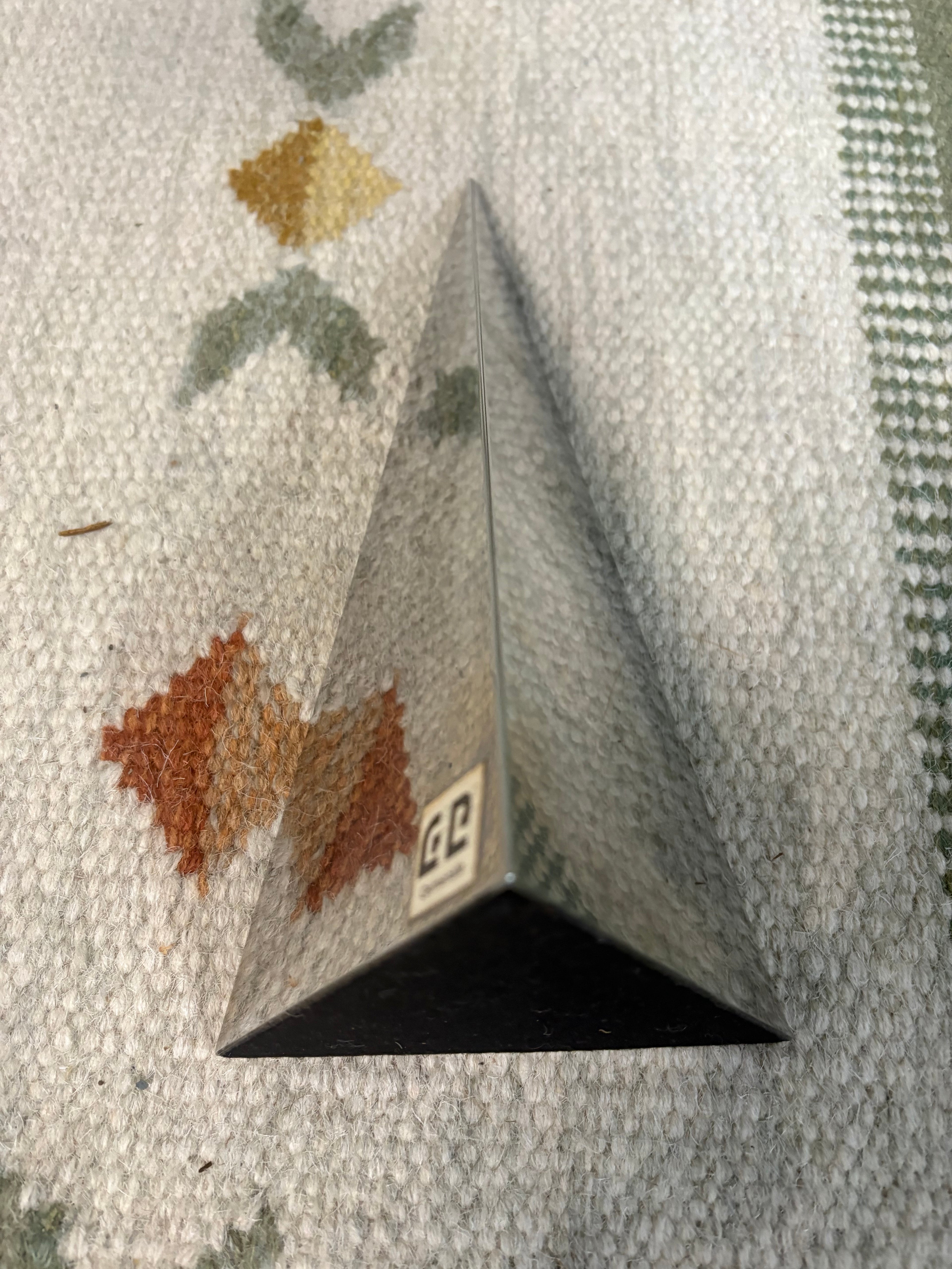 Gi.Bi Cermenate Mirror-Polished Steel Pyramid Sculpture, Italy, c.1970s