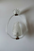 Vintage Barovier & Toso Murano glass pendant lamp