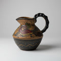 Fratelli Fanciullacci Sgraffito Jug, Bird Decoration, Italy, c.1950s–1960s