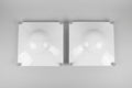 Pair of Elio Martinelli 'Bolla' Wall Lights for Martinelli Luce, Opal Methacrylate, Italy, c.1960s