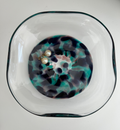 Small Murano blue and green tray