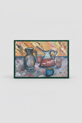 Italian Expressionist Painting, Signed Enzo, 1977