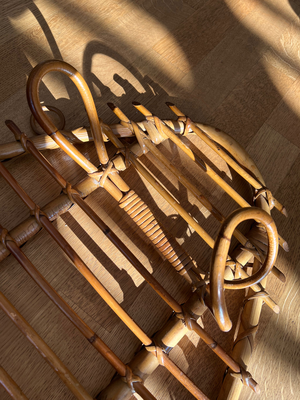 Vintage Bamboo Coat Hooks by Franco Albini for Bonacina