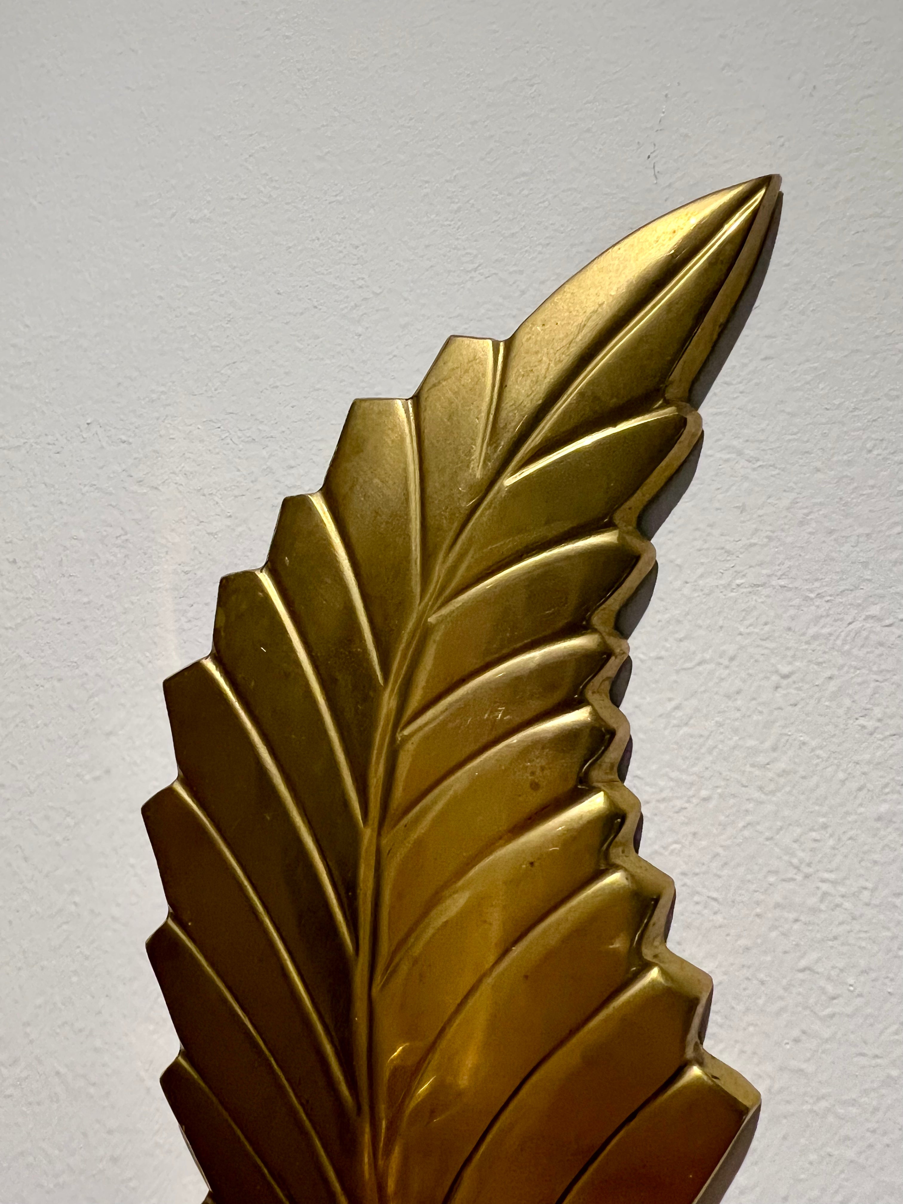 Swedish brass sconce