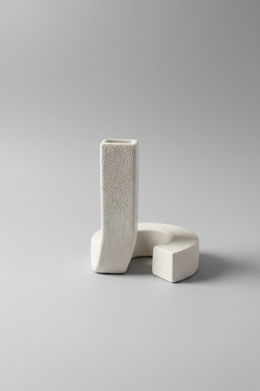 Bertoncello Sasso Bianco Vase, 1970s.