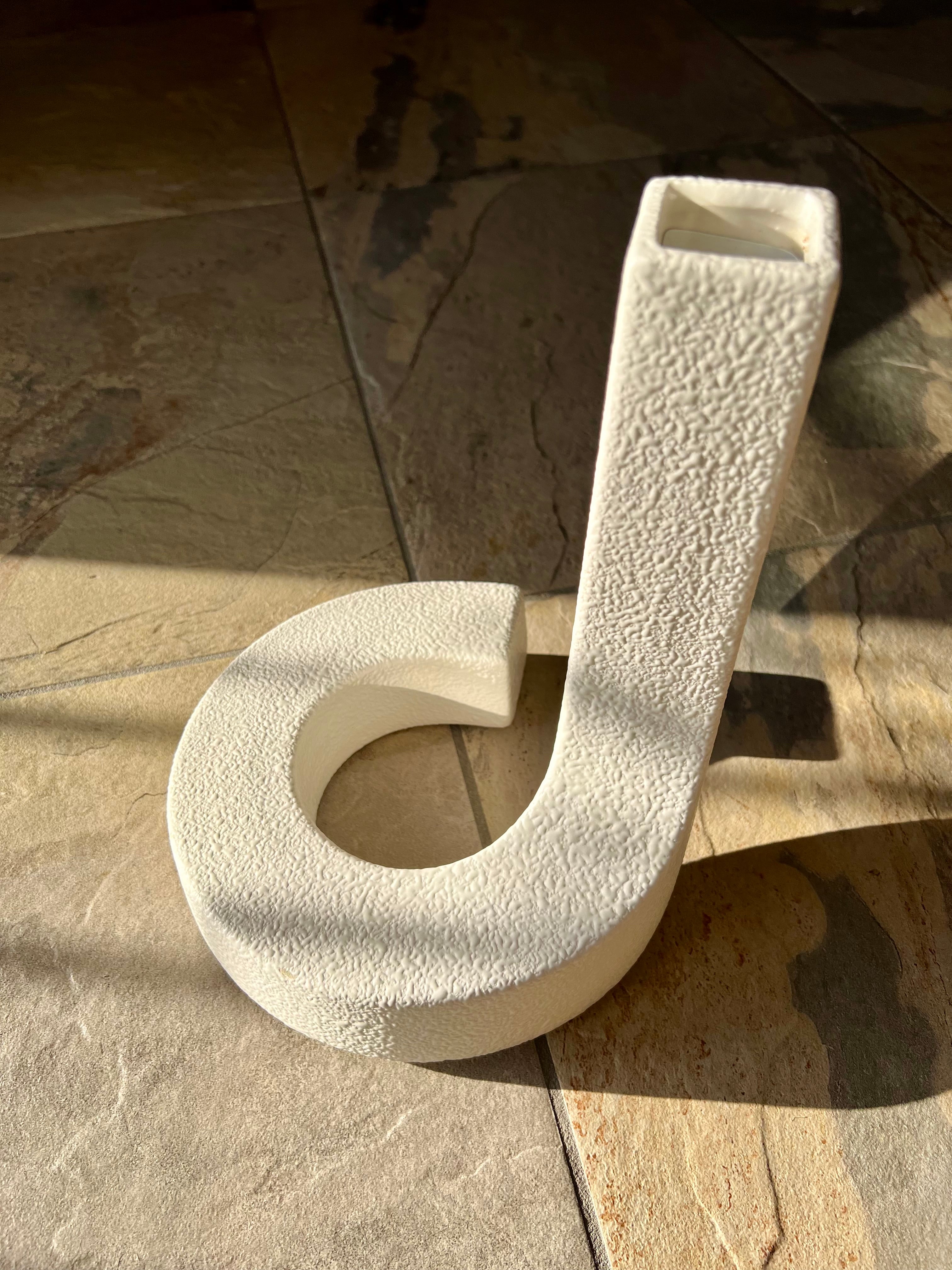 Bertoncello Sasso Bianco Vase, 1970s.