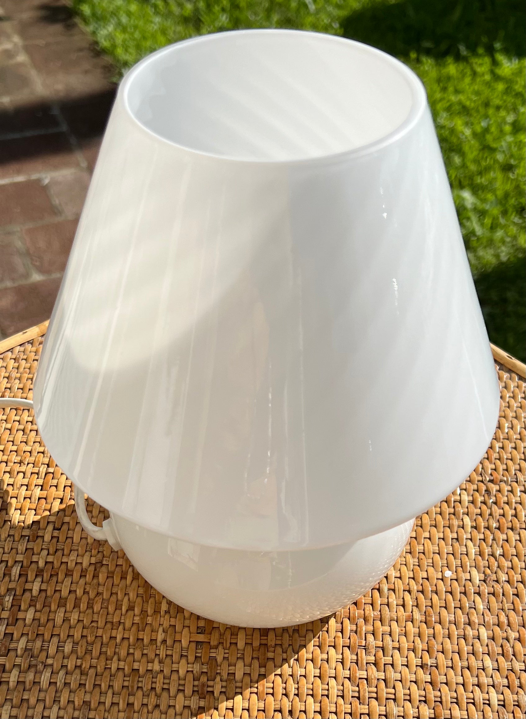 1970s Murano Mushroom Lamp, baby size 17cm