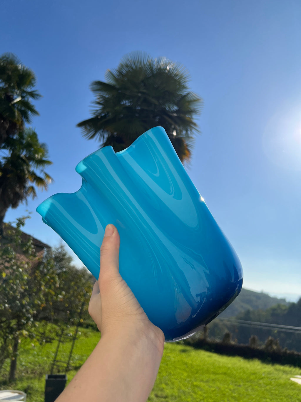 Wave Centerpiece Bowl Original Murano Glass