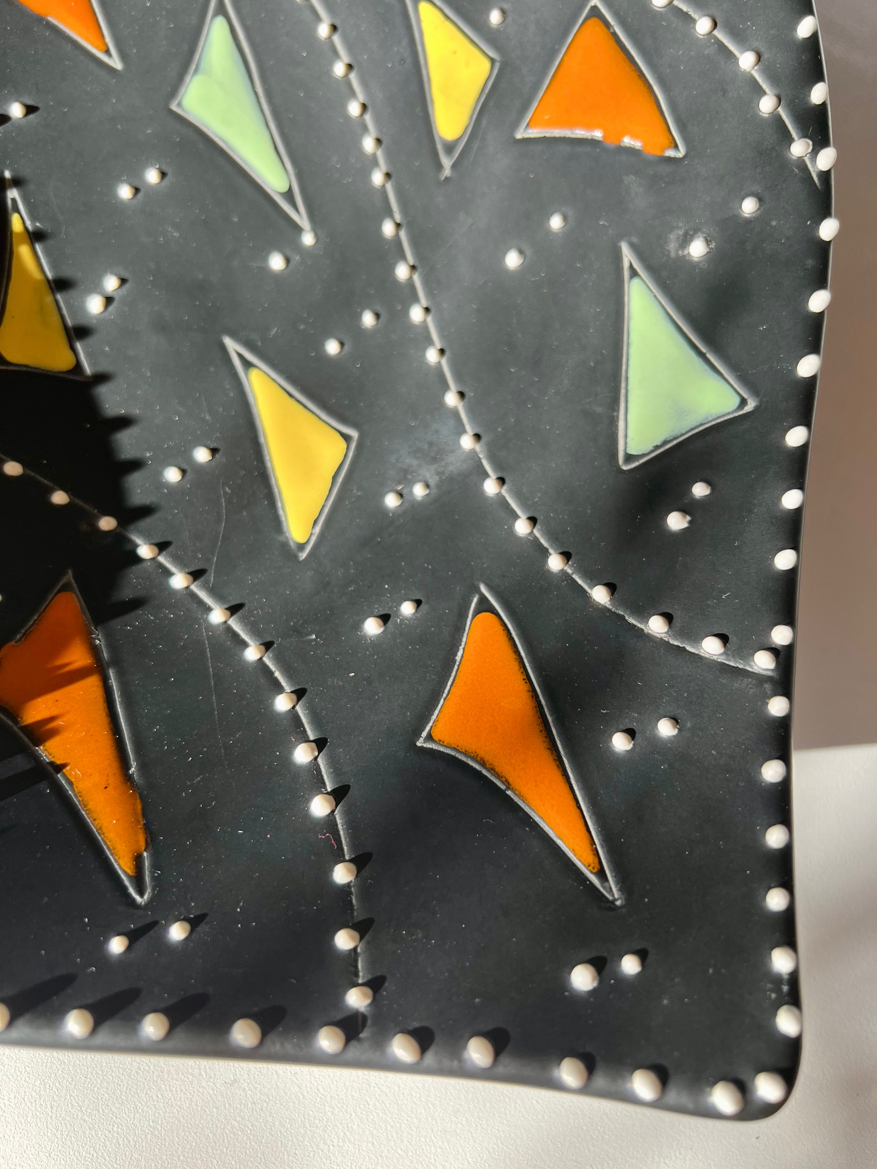 Vintage Italian ceramic plate