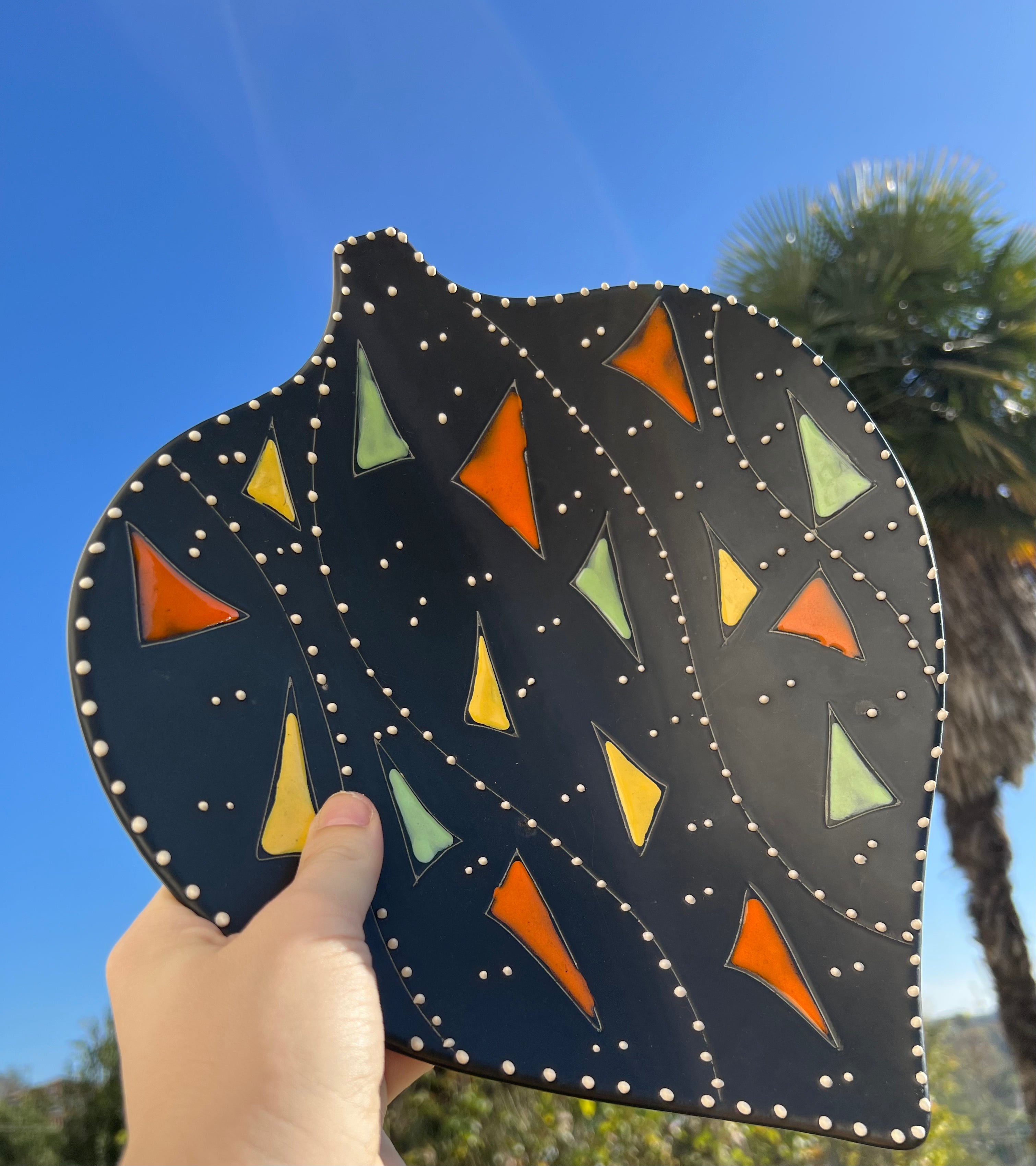 Vintage Italian ceramic plate