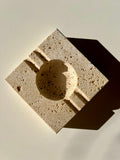 Vintage travertine bowl/ashtray