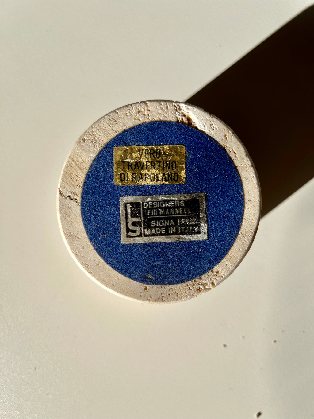 Small travertine box