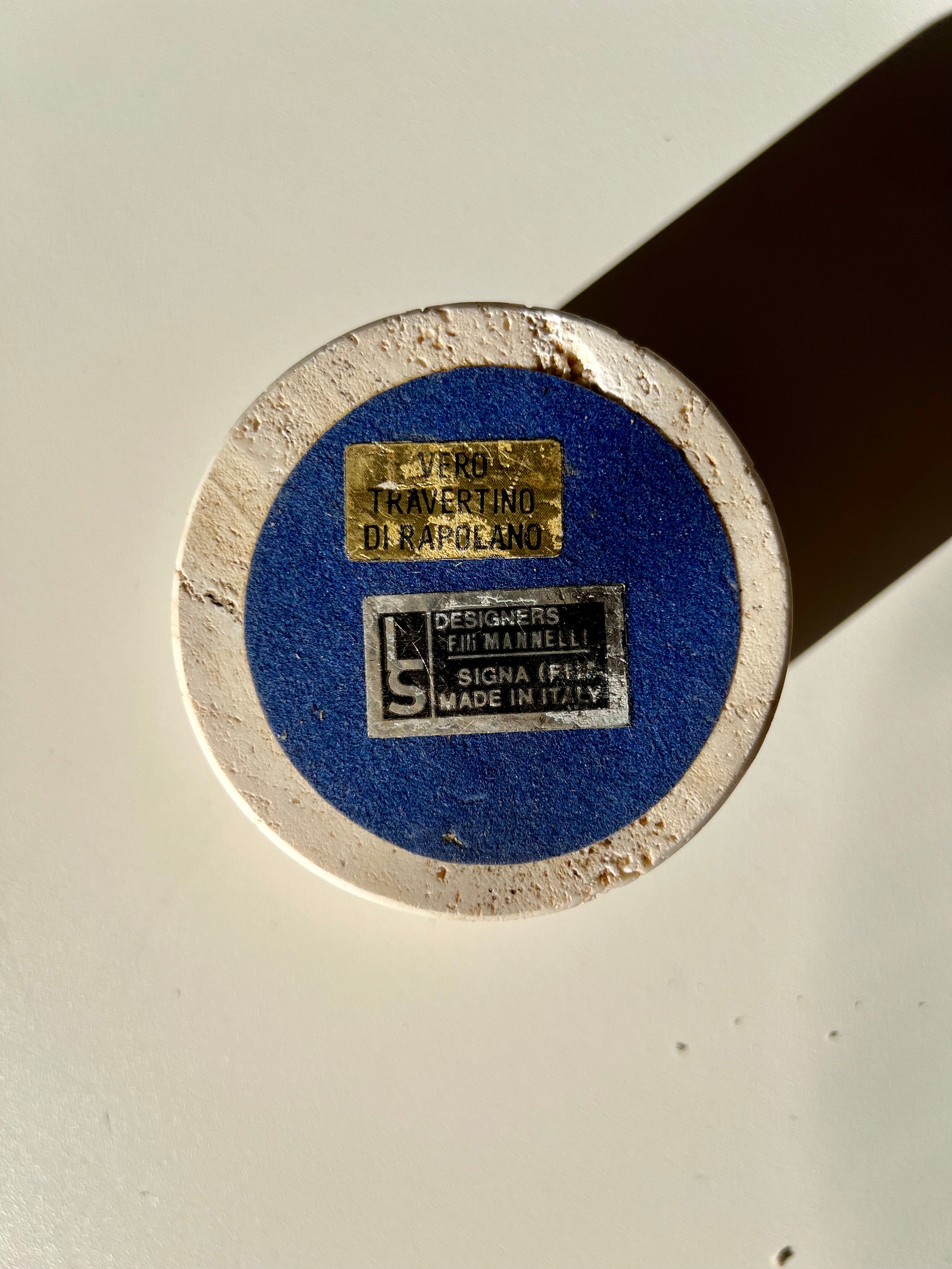 Small travertine box