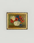 Italian Floral Still Life, Signed Chiesa, 1960s