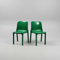 A pair of Selene Chairs by Vico Magistrett for Artemide, 1970s