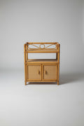 Vintage Italian Bamboo and Rattan Cabinet