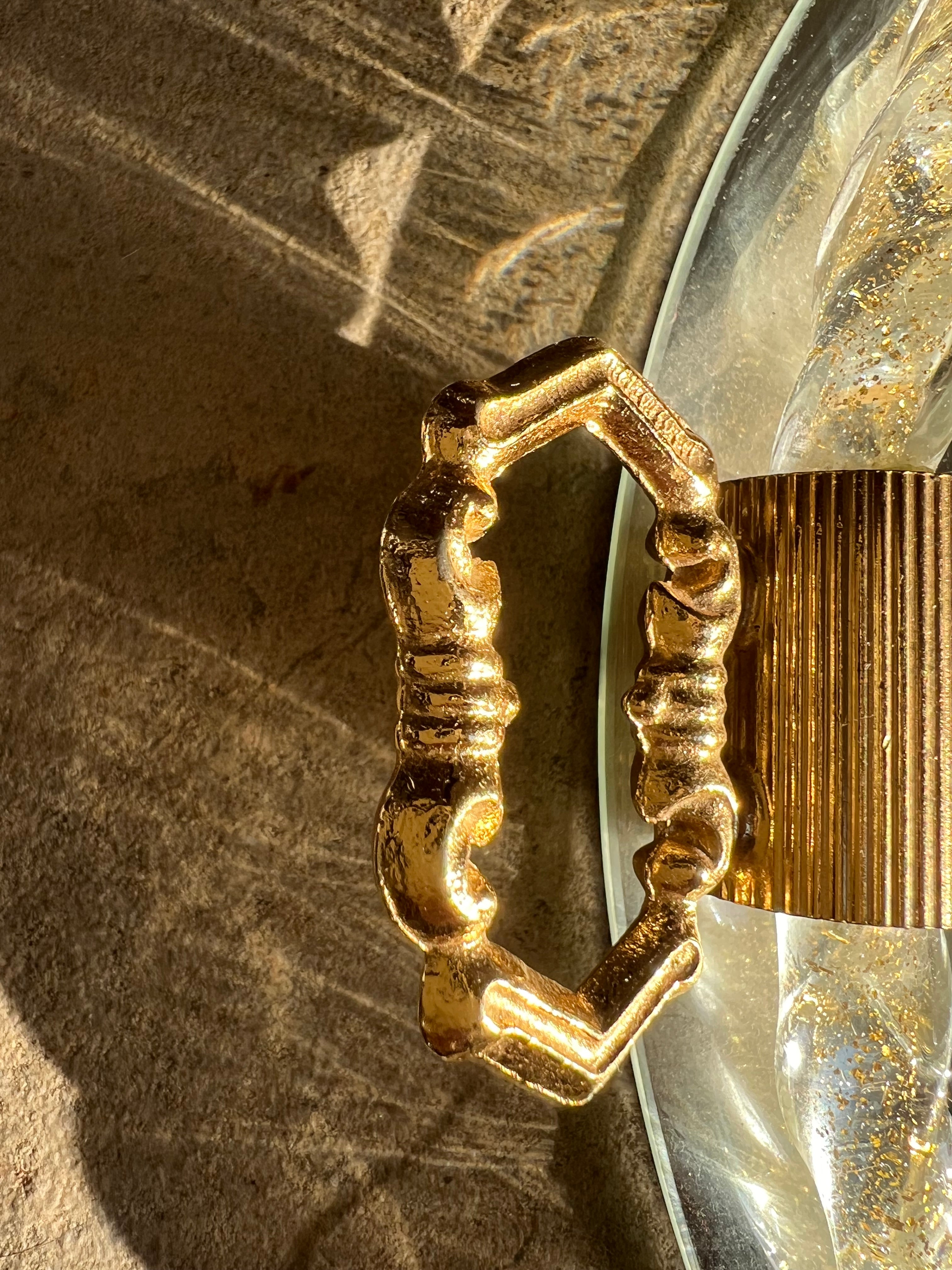 Vintage glass Venetian Murano Tray