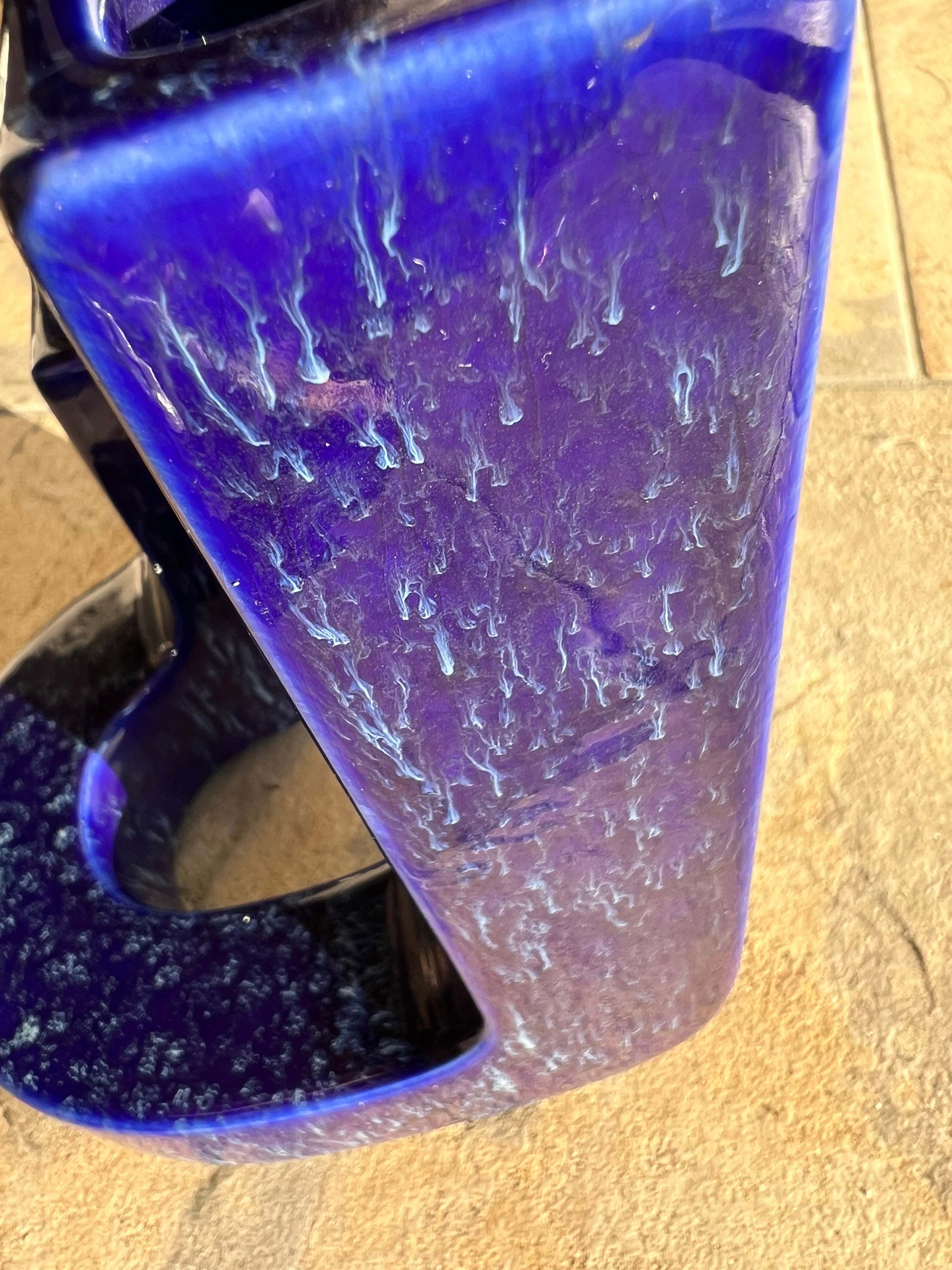 Bertoncello Blue Vase, 1970s