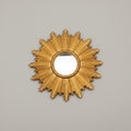 1960s Italian Giltwood-Style Sunburst Mirror