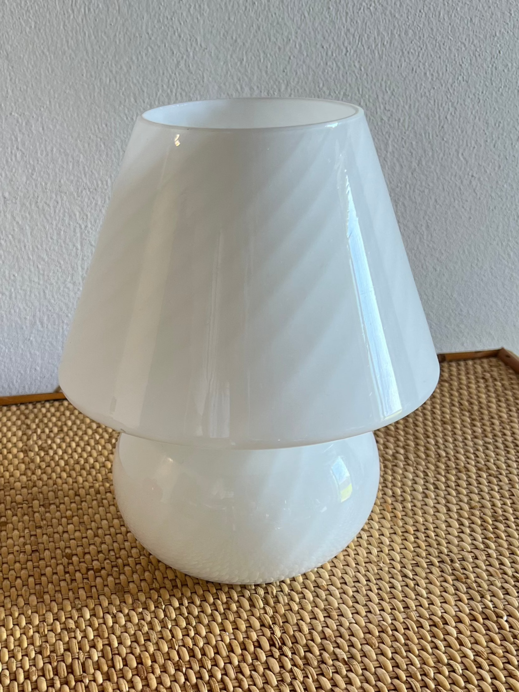 1970s Murano Mushroom Lamp, baby size 17cm