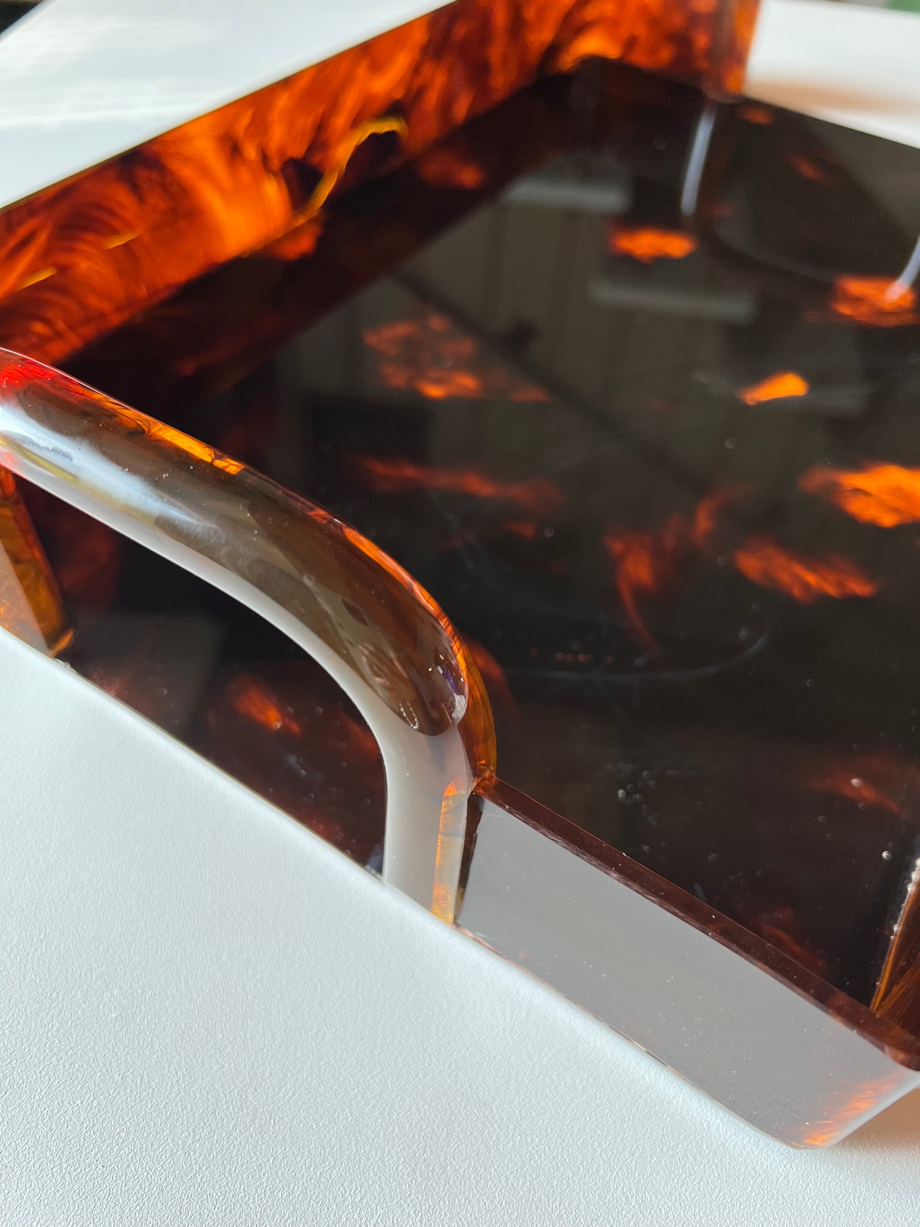 Guzzini Tortoiseshell Serving Tray