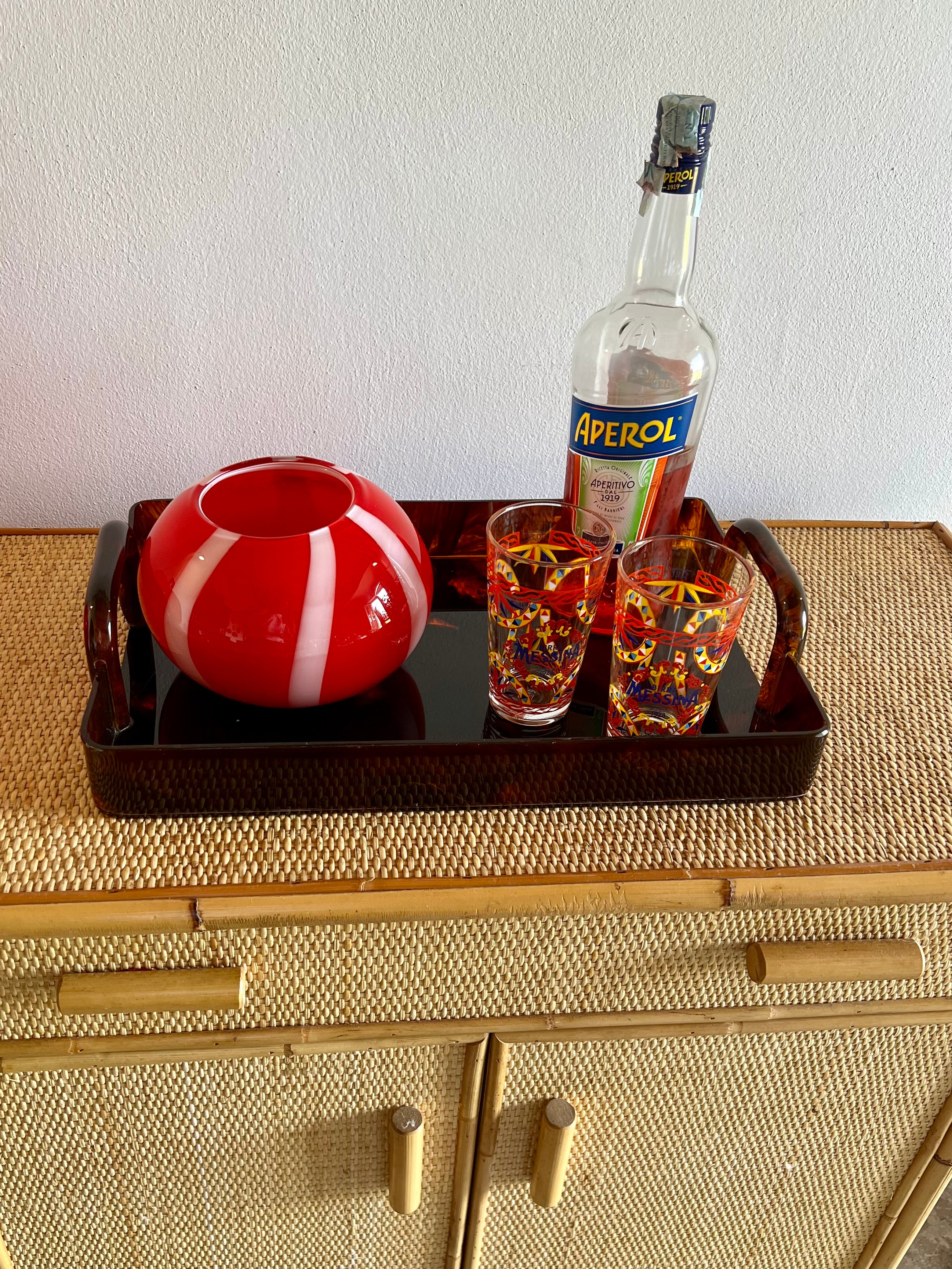 Guzzini Tortoiseshell Serving Tray