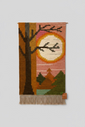 "Augustimåne" Handwoven Wall Tapestry by Ingegerd Silow for Axeco Svenska AB, Sweden, 1970s