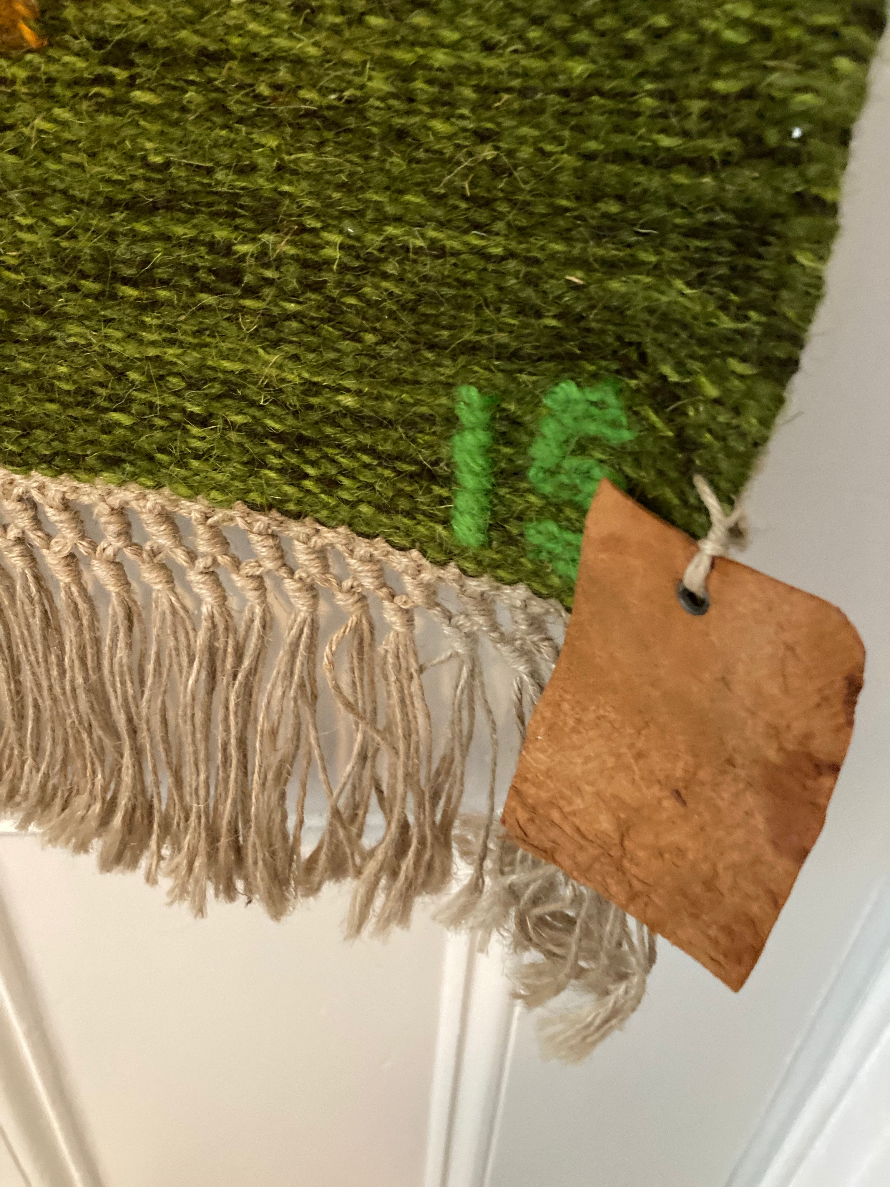 "Augustimåne" Handwoven Wall Tapestry by Ingegerd Silow for Axeco Svenska AB, Sweden, 1970s