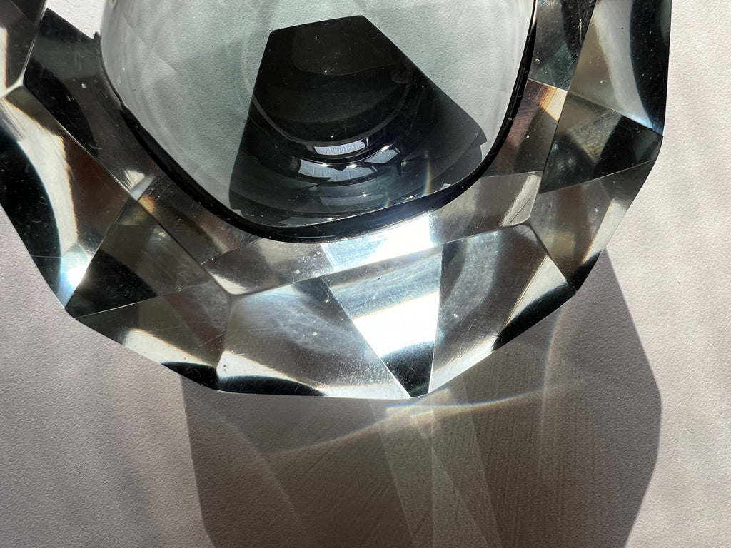 Grey Murano ashtray/bowl
