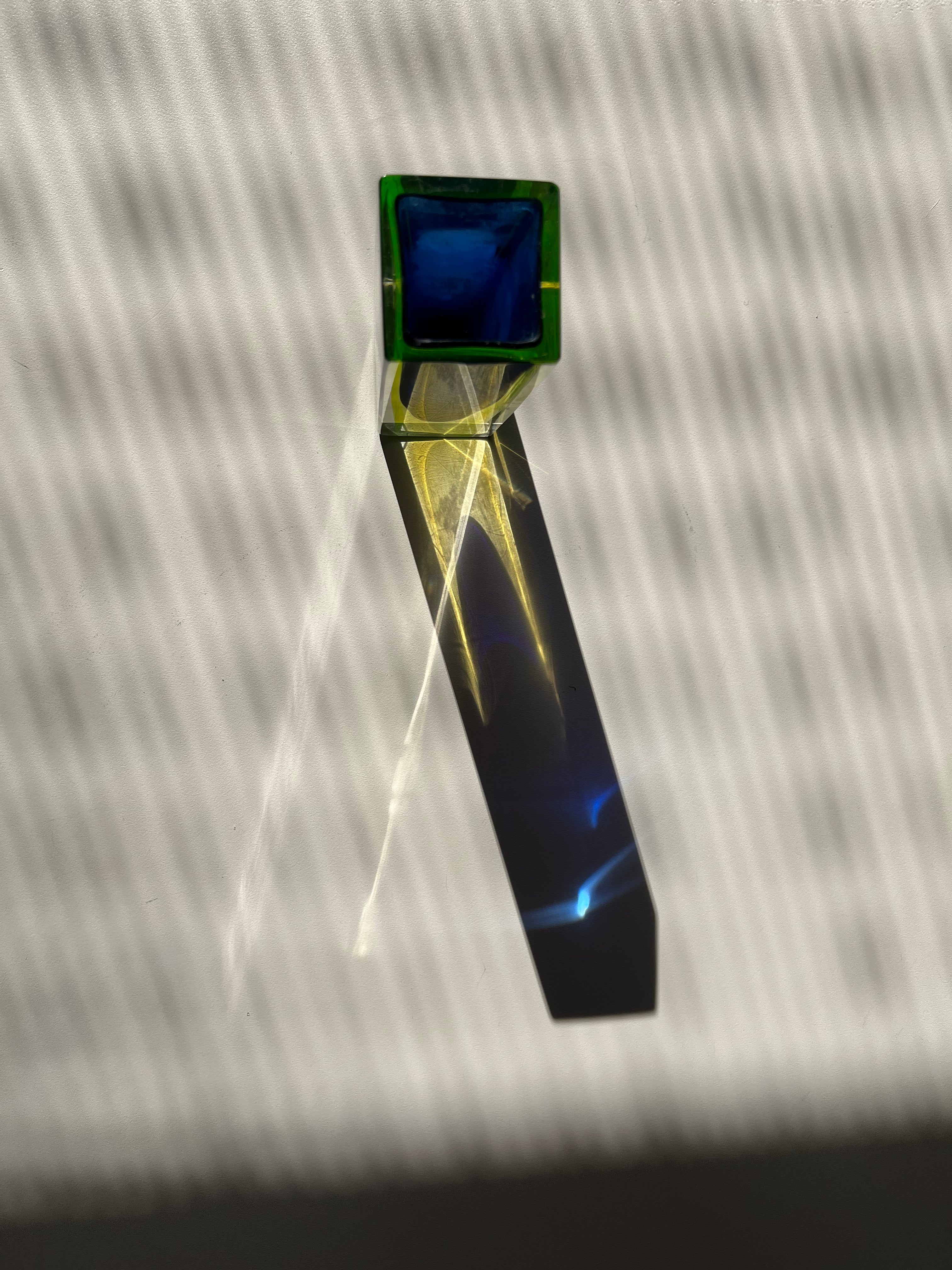 Blue Murano sommerso vase