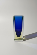 Blue Murano sommerso vase