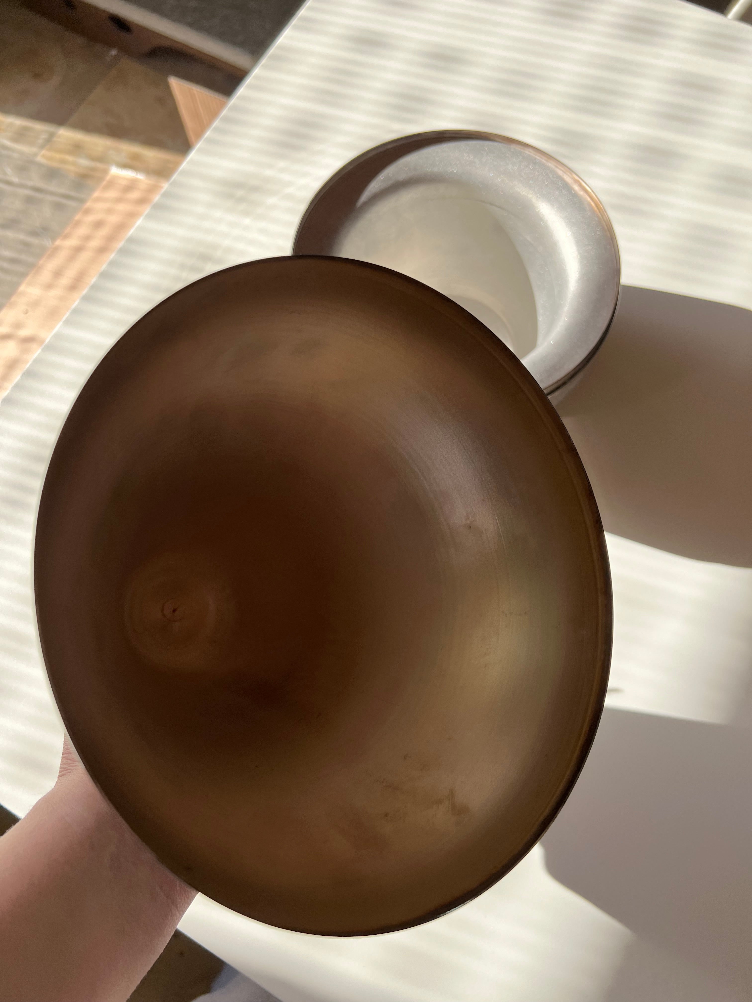 Large metal pear ice bucket