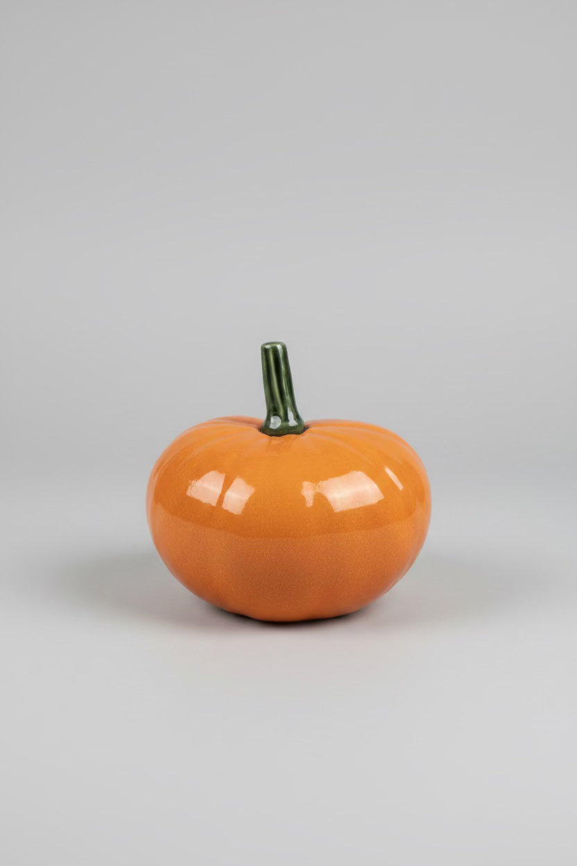 Vintage Murano Italian Glass Pumpkin