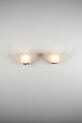 Murano Glass Wall Lights, Pair (c. 1970s–1980s)