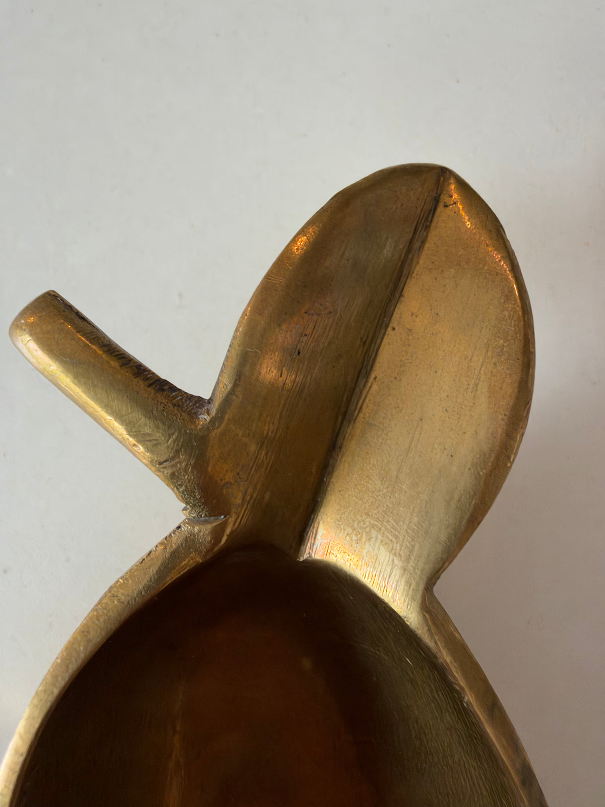 Brass Pear Dish, Sourced in Italy, c.1970s