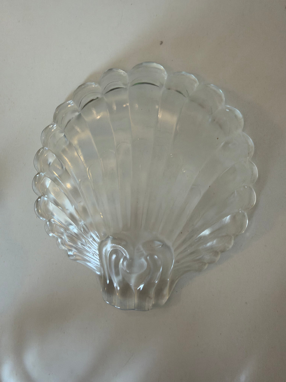 Glass Shell Dish, Sourced in Italy, c.1960s–1970s