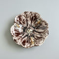 Jasba Keramik Footed Bowl — West German Drip Glaze, 1950s