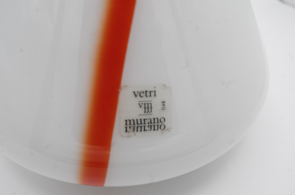 Pair Renato Toso Mico 41 Lamps, Leucos Murano Glass