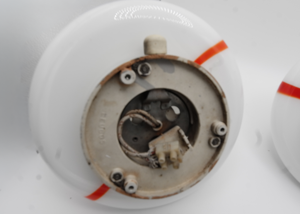 Pair Renato Toso Mico 41 Lamps, Leucos Murano Glass