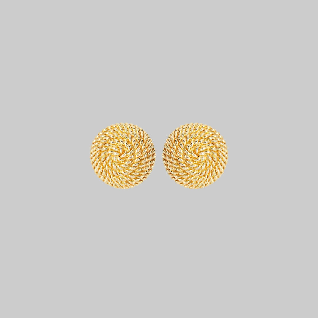 1980s Monet Woven Earrings