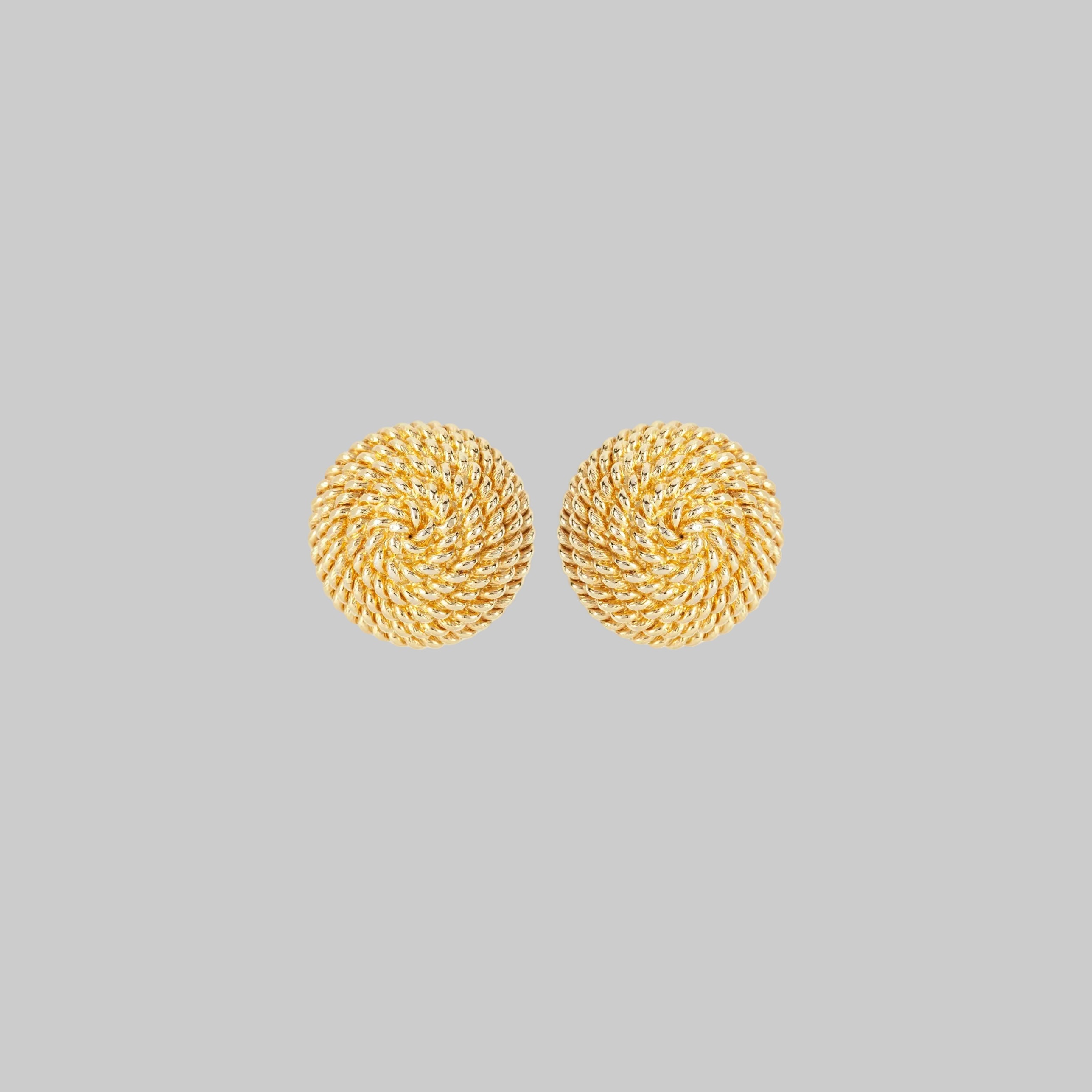 1980s Monet Woven Earrings