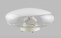 1970s Hand-Blown Murano Glass Flush Mount Ceiling Light by Leucos, Italy